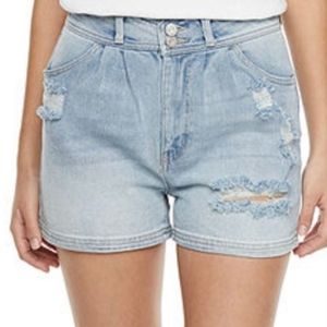 NWT Rewind Lightwash Distressed Denim shorts
